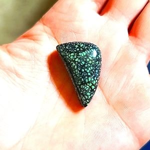 AAA Snowville Variscite 33ct High Dome 30x18mm Stunning Cab unbacked stabilized